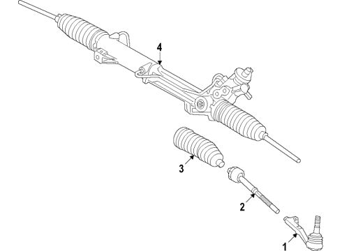 2018 BMW X1 Steering Column & Wheel, Steering Gear & Linkage Steering Gear, Electric Diagram for 32106890364