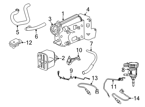 2010 Dodge Ram 2500 Powertrain Control Electrical Powertrain Control Module Diagram for 5150501AA