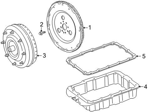 2005 Ford Five Hundred Transaxle Parts Tube Diagram for 5G1Z-7A228-AA