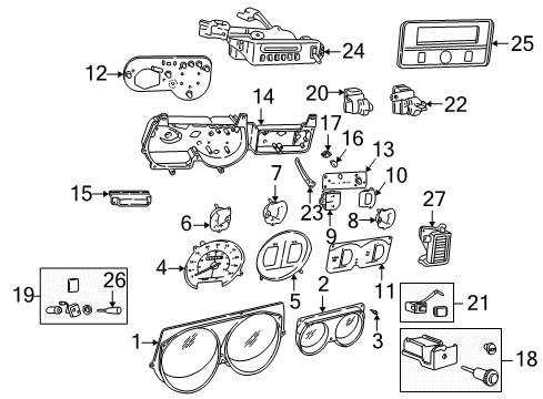 1996 Dodge B1500 Bulbs Headlamp Bulb Diagram for 154824