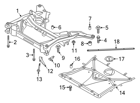 2021 BMW Z4 Suspension Mounting - Front Heli-Coil Threaded Insert Diagram for 33306782756