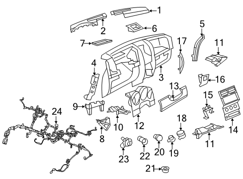 2011 Jeep Liberty Instrument Panel Lighter-Cigar Lighter Diagram for 5026363AA