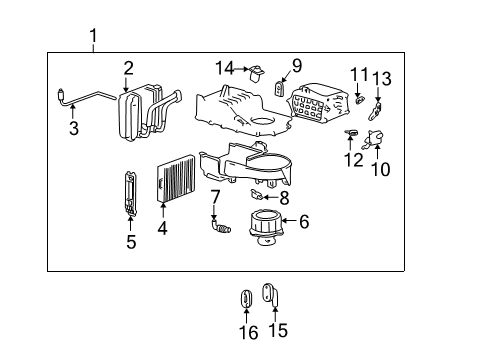 2003 Hyundai XG350 Air Conditioner Hose-Discharge Diagram for 97762-39881