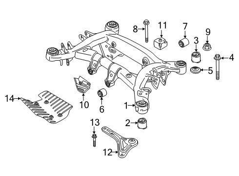 2019 BMW X4 Suspension Mounting - Rear VIBRATION ABSORBER Diagram for 33306873310