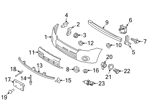 2012 Ford Escape Parking Aid Module Diagram for BL8Z-15K866-A