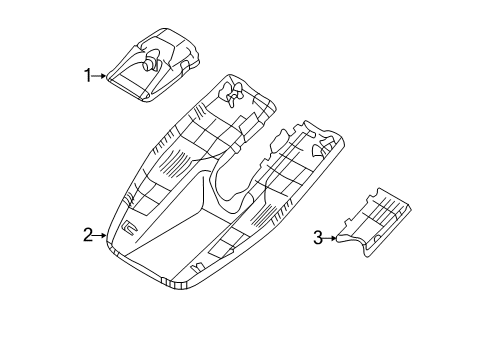 2019 Kia Sorento Lane Departure Warning Cover-Rain Sensor Diagram for 96005C6000