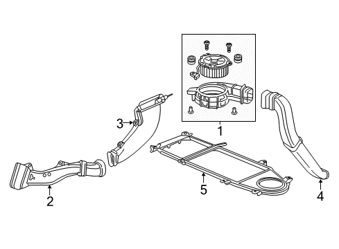 2014 Honda Accord Vent Fan Duct, RR. Inlet (Dc-Dc) Diagram for 1J720-5K0-003