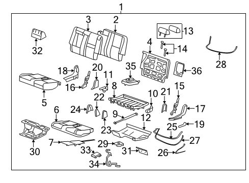 2008 Chevrolet Tahoe Heated Seats Switch Asm-Passenger Seat Heater Diagram for 20758747