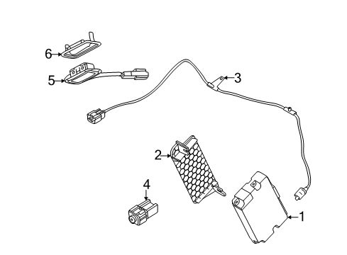 2011 Ford F-250 Super Duty Electrical Components Module Diagram for BC3Z-14D212-AA