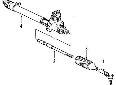 2000 Saturn LS P/S Pump & Hoses, Steering Gear & Linkage Seal Kit, P/S Pump Diagram for 22724203