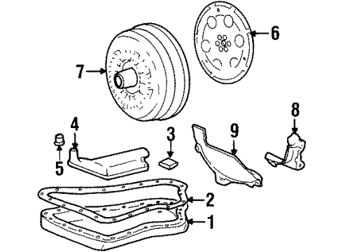 1999 Pontiac Grand Prix Automatic Transmission Magnet Diagram for 24239049