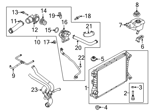 2012 Ford Mustang Powertrain Control EEC Module Diagram for BR3Z-12A650-KANP