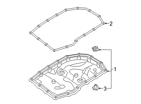 2021 Hyundai Accent Automatic Transmission Gasket-Valve Body Co Diagram for 452822F000