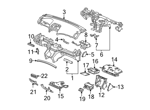 2005 Acura TSX Cluster & Switches, Instrument Panel Display Unit, Navigation (Lcd) Diagram for 39811-SEC-A81