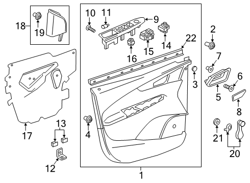 2020 Chevrolet Spark Rear Door Sealing Strip Diagram for 42423873