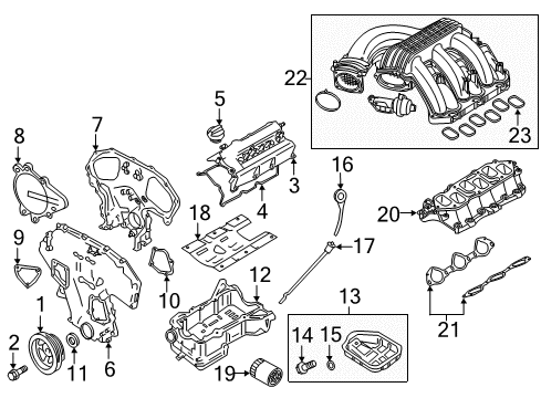 2021 Nissan NV1500 Intake Manifold Collector - Intake Manifold Diagram for 14010-EA22A