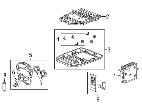 2012 Honda CR-V Entertainment System Components Battery, Dry (R03) (Aaa) Diagram for 39530-S0X-A01