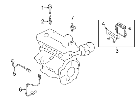 2022 Kia Forte Ignition System ELECTRONIC CONTROL U Diagram for 391182B989