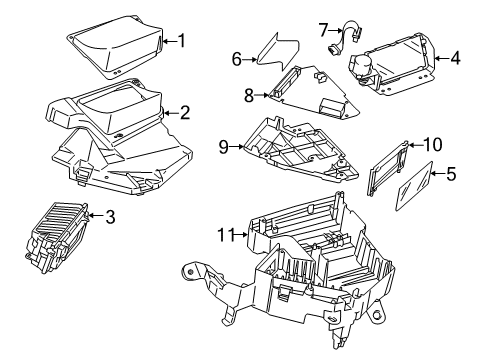 2014 Toyota Prius Instruments & Gauges Wire Diagram for 83143-47010