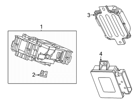 2022 Honda Civic Electrical Components BOX ASSY-, FUSE Diagram for 38200-T20-A01