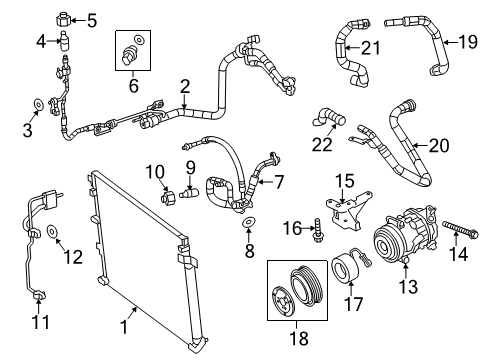 2015 Jeep Cherokee Switches & Sensors Sensor-Air Conditioning Diagram for 68223057AA