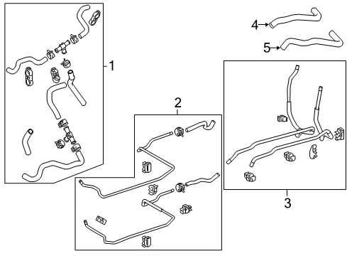 2014 Toyota Sienna Hoses & Pipes Hose & Tube Assembly Diagram for 87208-08130