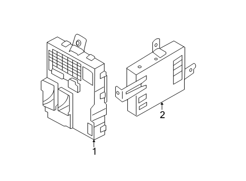 2011 Kia Optima Controls - Instruments & Gauges Unit Assembly-Bcm Diagram for 954002T800