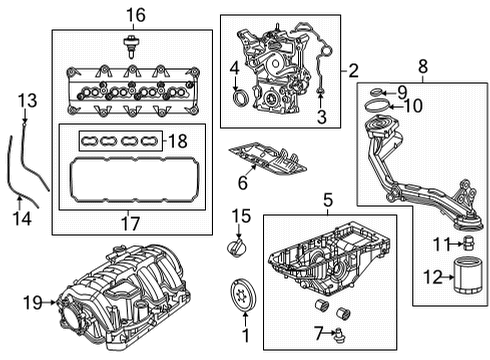 2021 Jeep Grand Cherokee L Intake Manifold Indicator-Engine Oil Level Diagram for 68465214AB