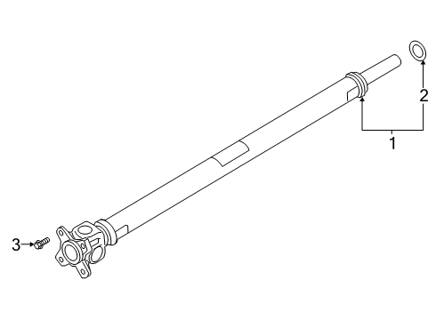 2022 BMW 330e xDrive Drive Shaft - Front O-RING Diagram for 26208686887