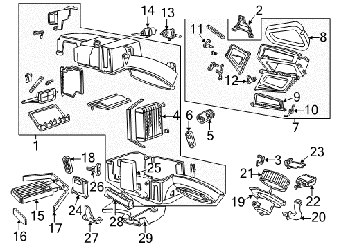 2005 Mercury Sable Air Conditioner Drier Diagram for 5F1Z-19C836-AB