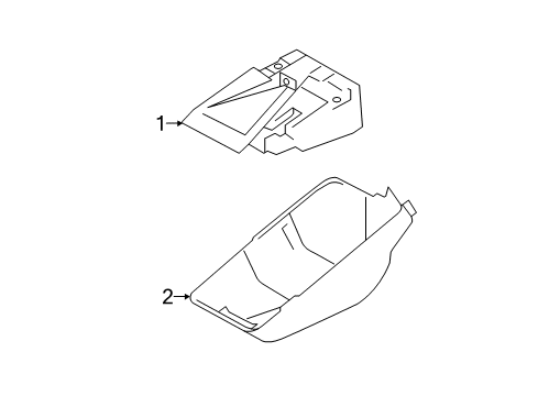 2016 Toyota RAV4 Electrical Components Front Camera Cover Diagram for 86466-42020