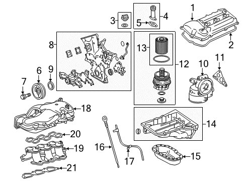 2014 Toyota Tundra Engine Parts Guide Tube Diagram for 11452-31100