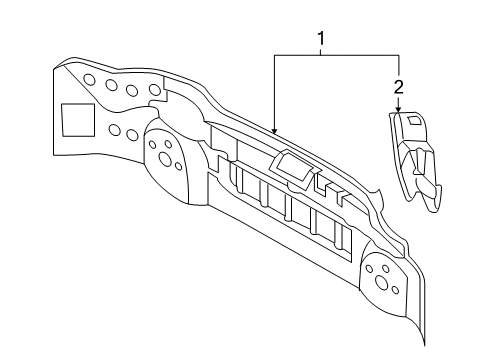 2007 BMW Z4 Rear Body & Floor Complete Tail Trim Diagram for 41003427185