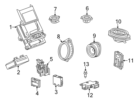 2015 Chevrolet Impala Instruments & Gauges Cluster Diagram for 23251507