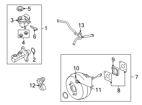 2016 Ford Special Service Police Sedan Dash Panel Components Vacuum Hose Diagram for DG1Z-9C490-D