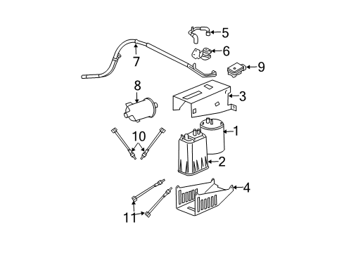 2003 Dodge Ram 3500 Powertrain Control Powertrain Control Module Diagram for 56040476AE