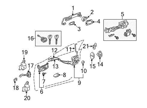 2015 Lexus IS250 Switches Switch Assembly, HEADLAMP Diagram for 84140-30360