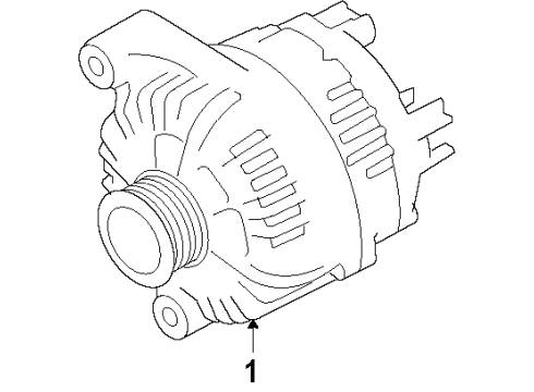 2015 BMW Z4 Alternator Exchange Alternator Diagram for 12317558218