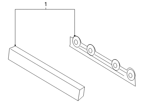 2008 Hyundai Veracruz High Mount Lamps Lamp Assembly-High Mounted Stop Diagram for 92700-3J000