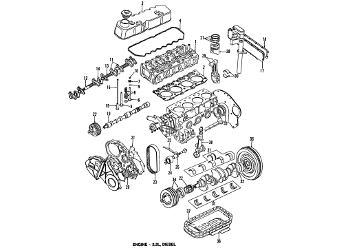 1985 Chevrolet S10 Engine Mounting Mount Asm-Engine Diagram for 15638409