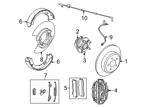 2018 Dodge Challenger Anti-Lock Brakes Disc Brake Diagram for 68368086AA