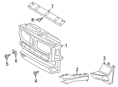 2012 BMW X3 Air Intake Air Duct, Oil Cooler, Right Diagram for 51747210488