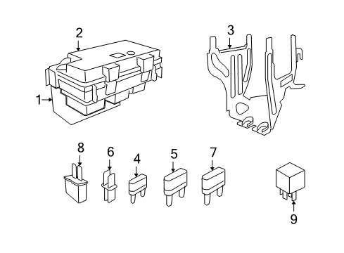 2010 Dodge Journey Fuse & Relay Breaker-Circuit Diagram for 56021543