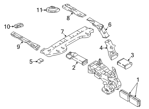 2021 Lincoln Navigator Ducts Vent Diagram for FL3Z-74280B62-B