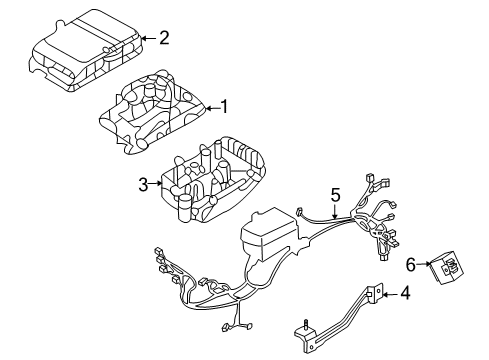 2008 Kia Optima Electrical Components Lower Cover-U/H J/BO Diagram for 919502G800