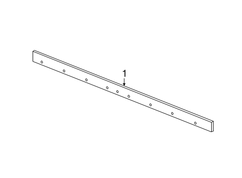 2020 Chrysler 300 Exterior Trim - Pillars, Rocker & Floor CLADDING-SILL Diagram for 1LG56TZZAC