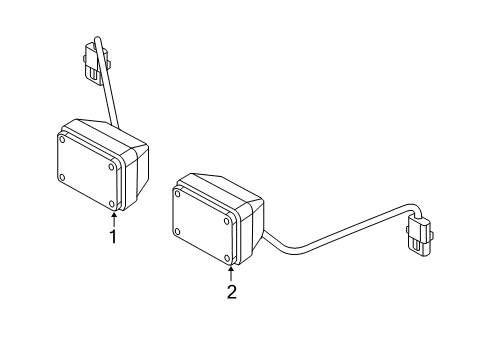 2011 Ford Crown Victoria Flashers Lamp Diagram for 5W7Z-13368-AA