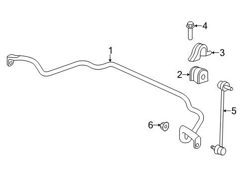 2015 Honda Odyssey Stabilizer Bar & Components - Front Nut, Flange (12MM) Diagram for 94050-12080