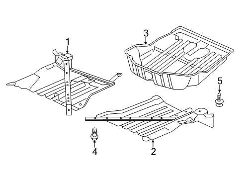 2014 Acura RLX Exterior Trim - Rear Body Bolt-Washer (8X16) Diagram for 93404-08016-05