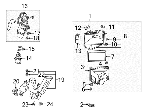 2001 Nissan Pathfinder Powertrain Control CAMSHAFT Position Sensor Diagram for 23731-4W000